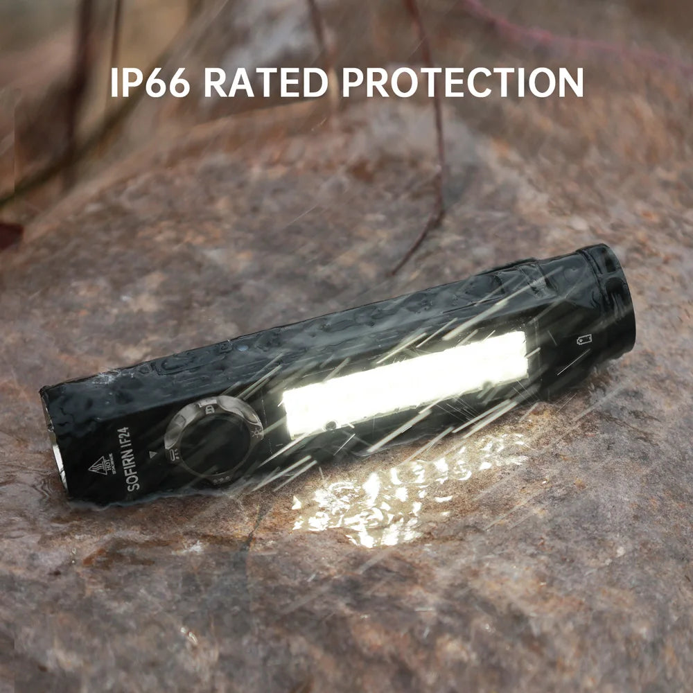 π¦ IF24 β 2000 Lumen RGB Tactical Flashlight (USB-C, Magnetic Tail, IP66)