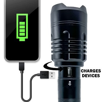 🔦 Stinger Tactical Flashlight – 2200 Lumens, 21700 USB-C Rechargeable, Rugged Duty Light
